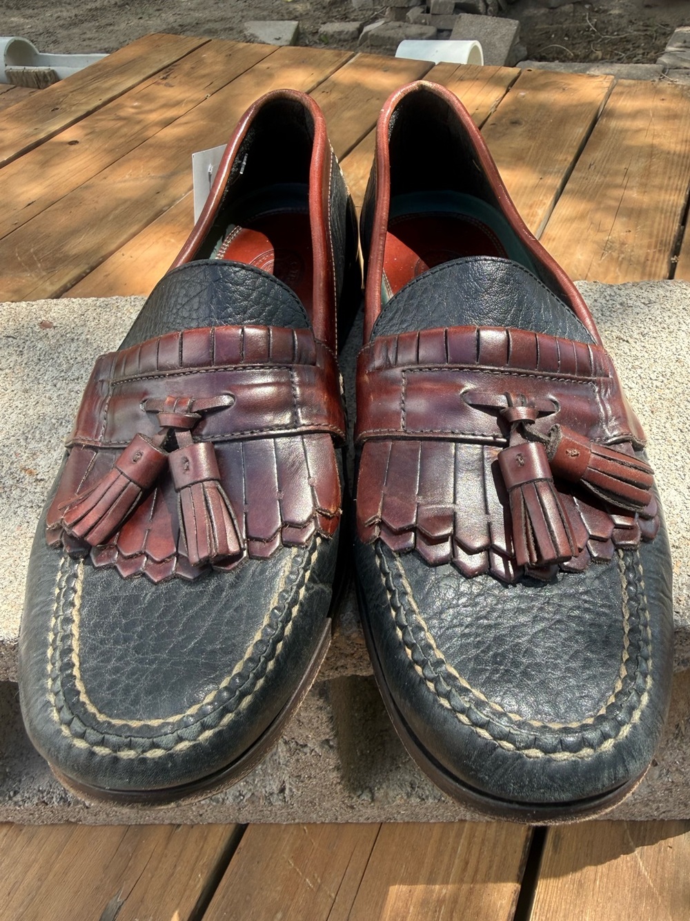 HS Trask "Bozeman" Kiltie Tassel Loafers